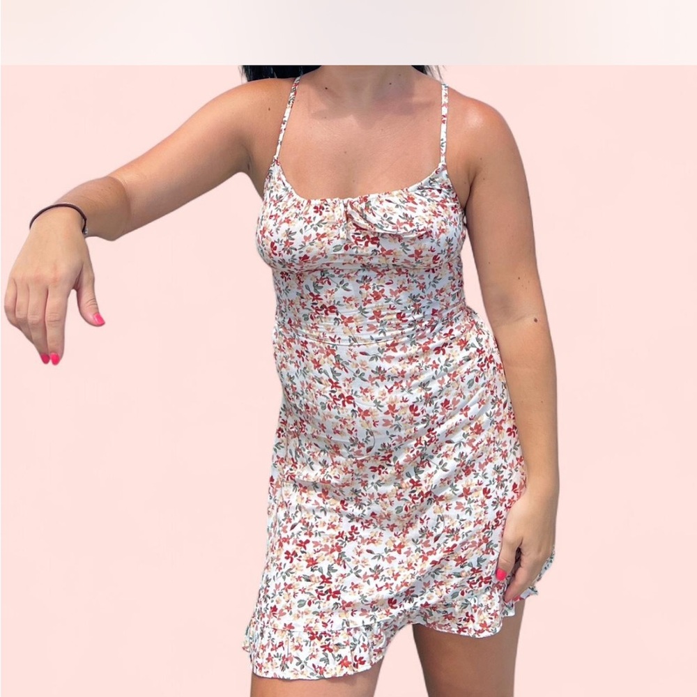 Abercrombie & Fitch Floral Smocked Dress